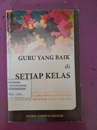 guru yang baik di setiap kelas