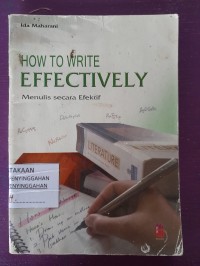 how to write effectively