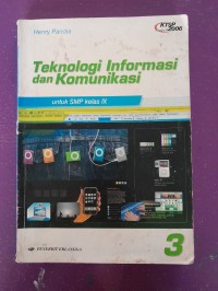 teknologi informasi dan komunikasi kelas IX