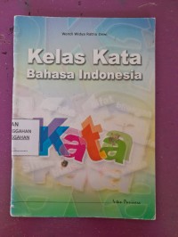 kelas kata bahasa indonesia