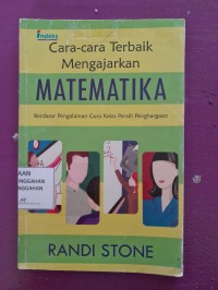 cara - cara mengajarkan matematika