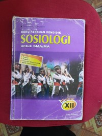 Buku Panduan Pendidik - Sosiologi Kelas XII