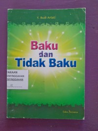 baku dan tidak baku